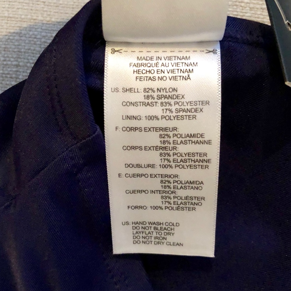 New ADIDAS Criss Cross Sexy Navy Bikini Top - Picture 8 of 8